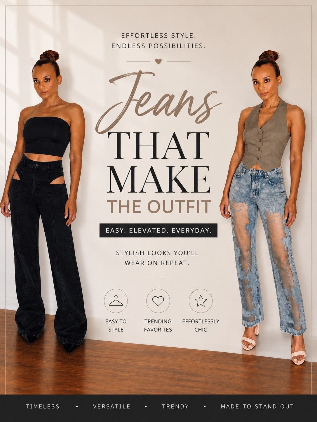 Jeans that make the whole outfit ✨
These denim looks are giving effortless cool girl energy — easy to style, elevated, and made to stand out. Saving these for every day outfit inspo 🤍

#DenimStyle #JeansOutfit #AmazonFashion #LTKStyle #CasualChic #EverydayStyle #FashionInspo #NeutralStyle #TrendingFashion #WideLegJeans #StyleInspo #EffortlessStyle #OOTD #FashionFinds #StreetStyle

#LTKootd
