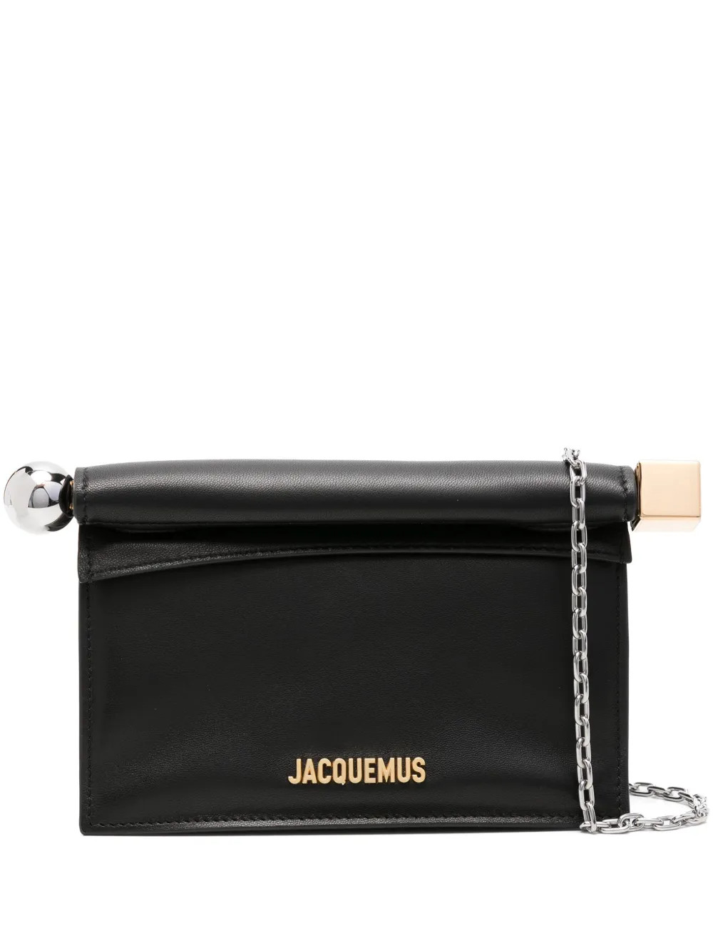 Jacquemus La Petite Pochette Rond Carré Clutch Bag - Farfetch | Farfetch Global