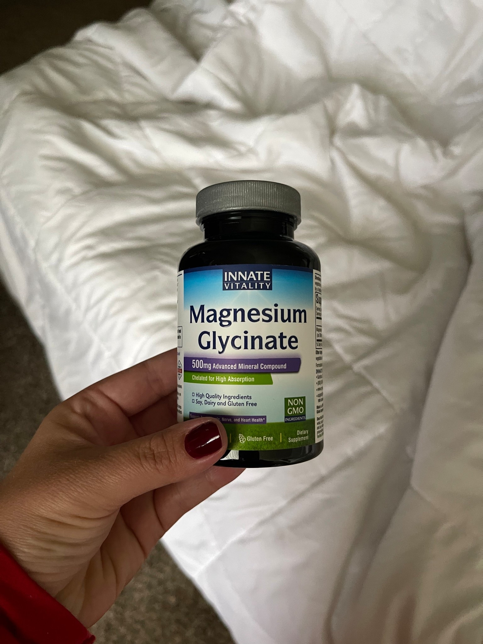 ✨ My nightly non-negotiable: magnesium glycinate. It helps with sleep, stress, muscle recovery, and hormone balance — basically everything postpartum. 

#wellness #magnesium #sleep 

#LTKActive #LTKU #LTKFindsUnder50