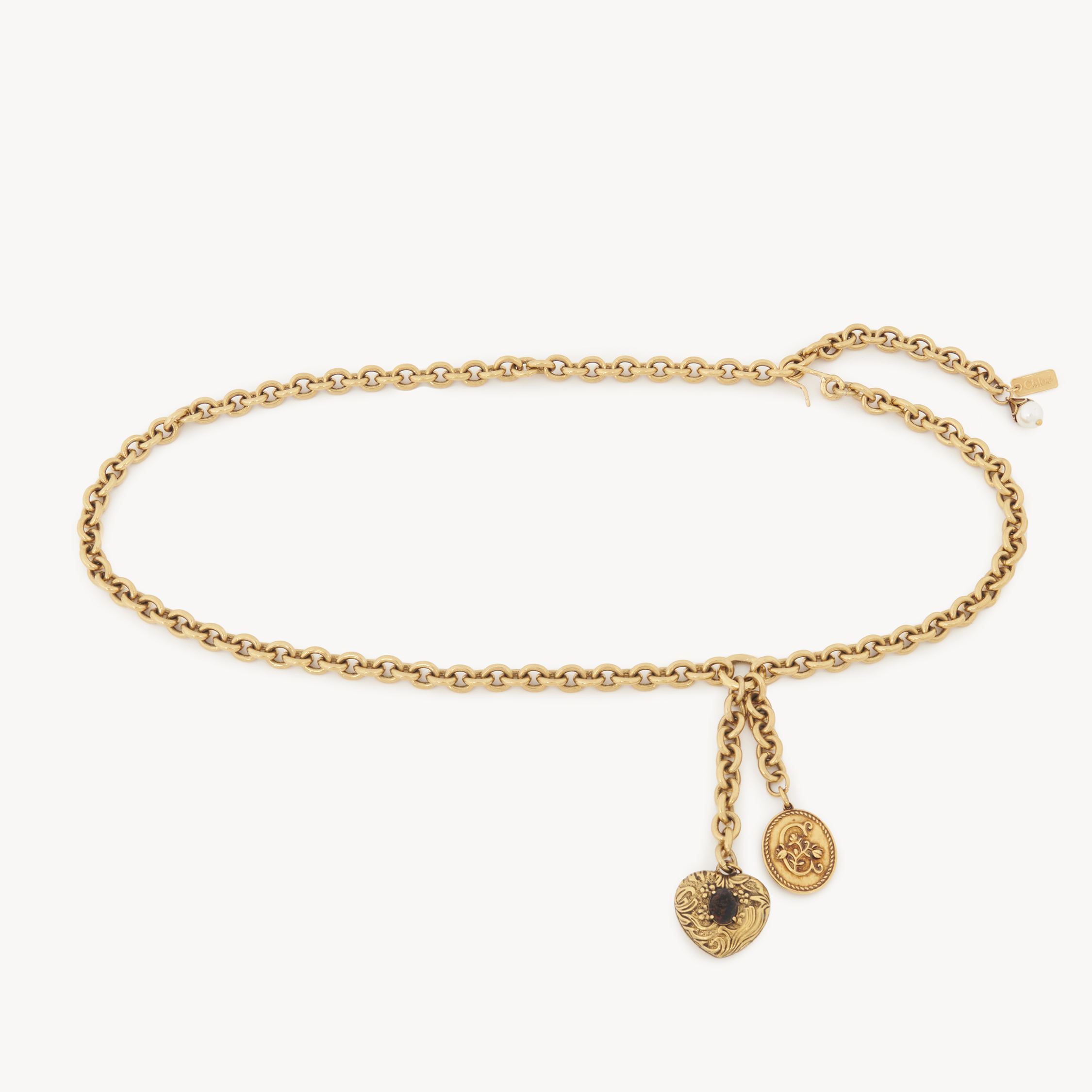 CHLOÉ The Château Treasures jewelry belt Gold Size OneSize 100% Brass | Chloe US