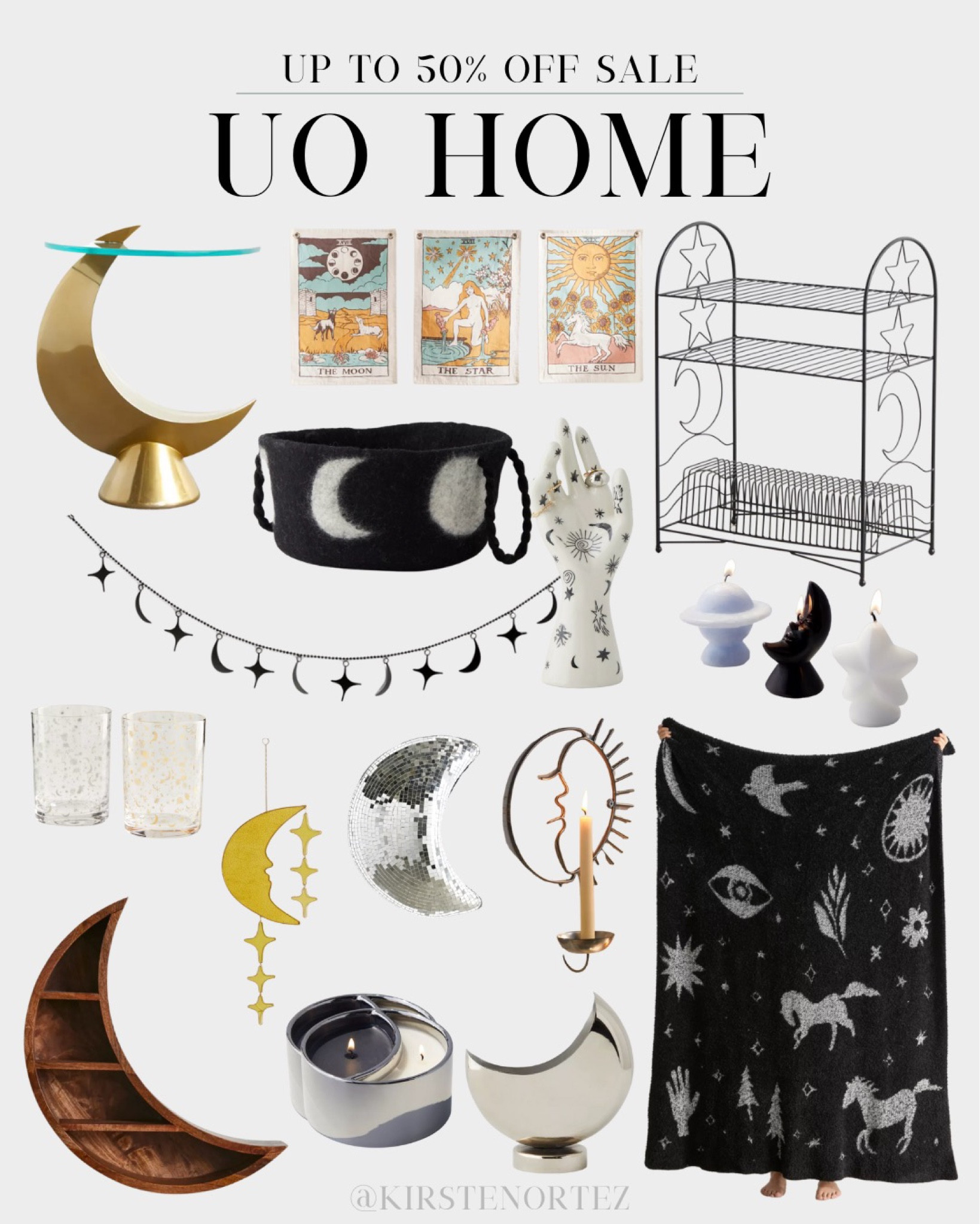 UO home sale, up to 50% off UO home, urban outfitters home, celestial home decor, moon home decor, tarot home decor, witchy home decor

#LTKhome #LTKsalealert #LTKFind