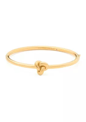 kate spade new york Two Tone Double Knot Bangle Bracelet, Gold, 7 in | Belk