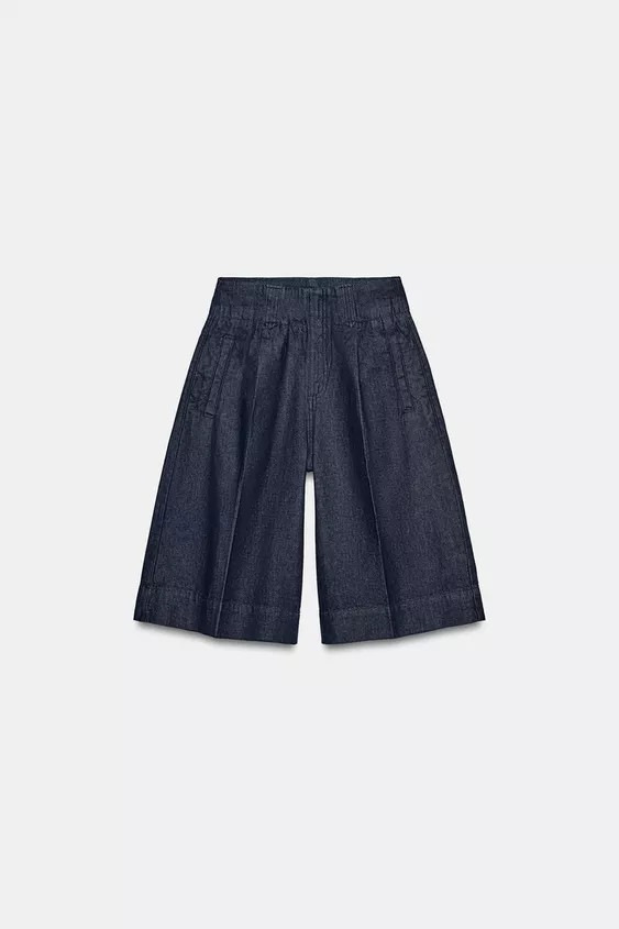 LONG PLEATED SHORTS | Zara Canada