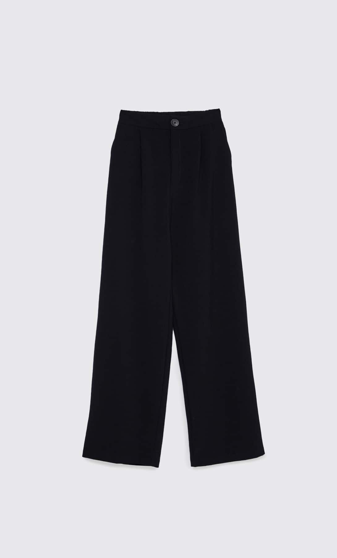 Wide-leg trousers - Women's fashion | Stradivarius United Kingdom | Stradivarius (UK)