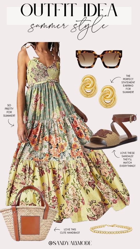 Chic summer style | Amazon finds | Amazon fashion | Amazon summer dress | free people inspired maxi dress | gold summer earrings | tortoise shell sunglasses | chic woven brown leather ankle strap sandals | elevated casual summer style 

#LTKSeasonal #LTKFindsUnder100 #LTKStyleTip