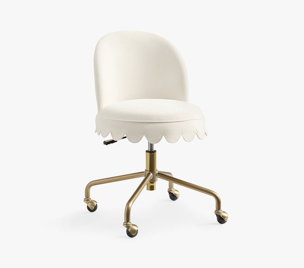 Scallop Skirt Swivel Desk Chair | Pottery Barn Kids