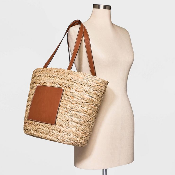 Straw Basket Tote Handbag - Universal Thread™ | Target