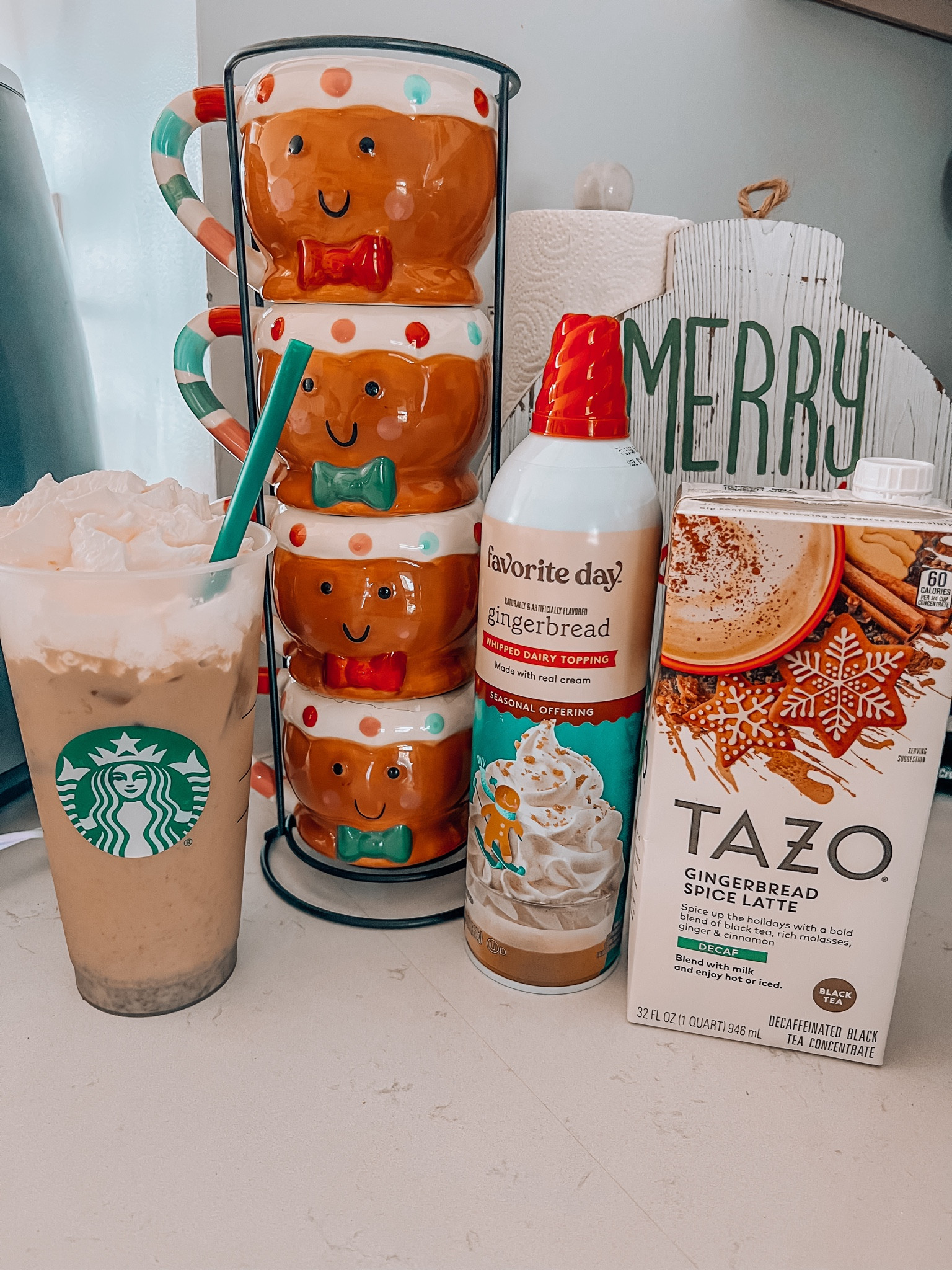 The perfect festive beverage 🤎🍪🎄#gingerbreadeverything 

#LTKSeasonal #LTKGiftGuide #LTKHoliday