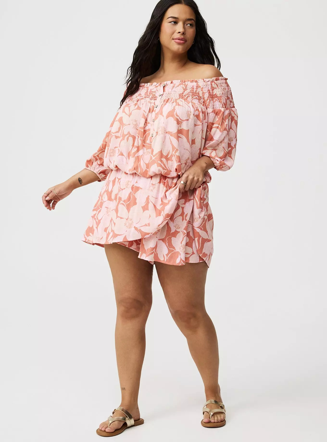 Pull-On High-Rise Ruffle Skort | Torrid (US & Canada)
