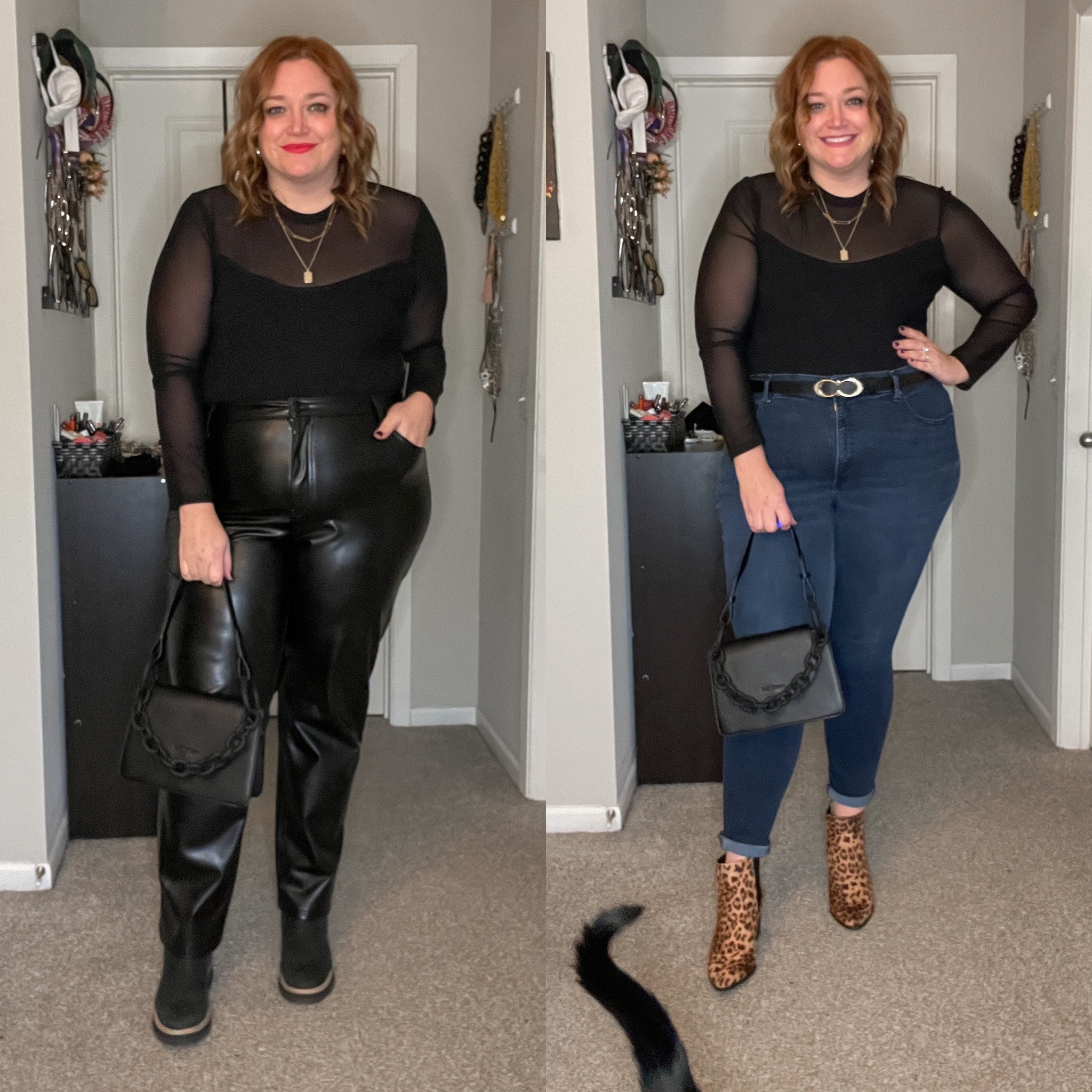 Love this mesh top knit bodysuit from Express. Wearing a size XL and I’m a 16/18 on top.

Code TARA10 for 10% off at Miranda Frye

#LTKplussize #LTKmidsize #LTKHoliday