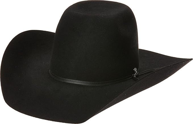 ARIAT Mens Wool Punchy Crown Cowboy Brim 2 Cord Band Western Hat | Amazon (US)