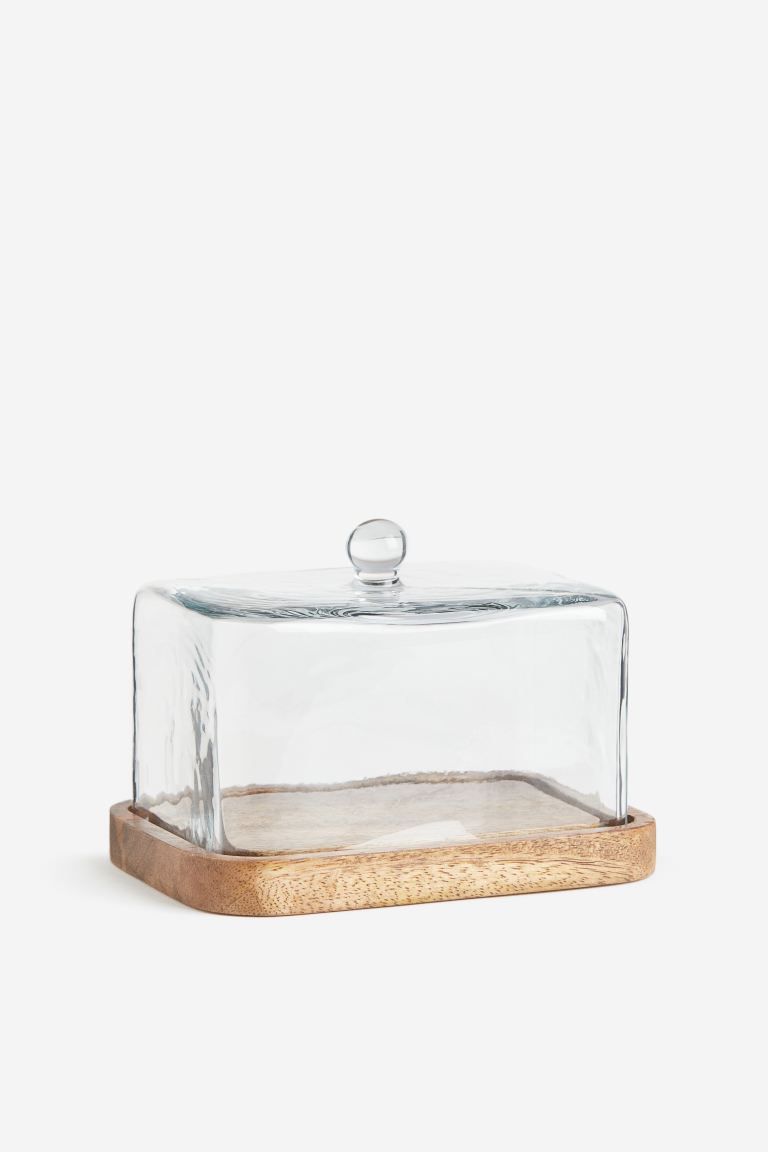 Glass-cloche Butter Dish | H&M (US + CA)