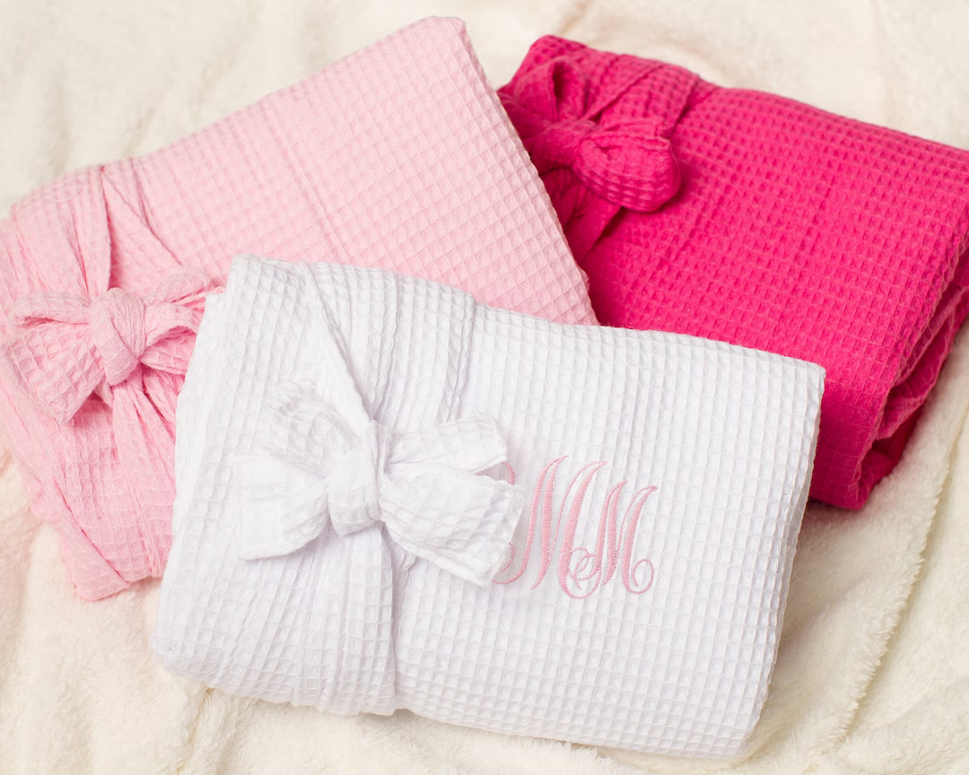 Personalized Women's Waffle Robe Custom Holiday Gift for - Etsy | Etsy (US)