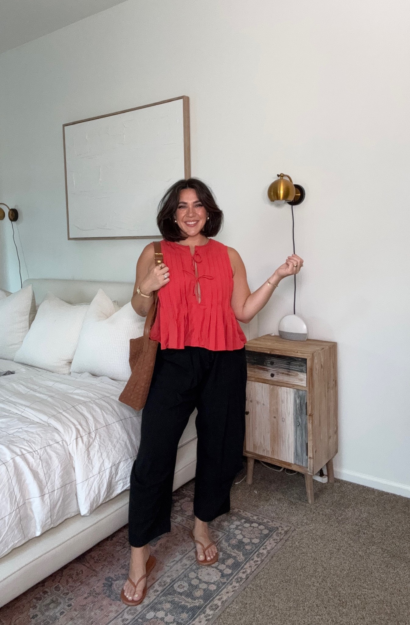 This whole summer outfit is from Amazon and is the perfect casual but cute look. Perfect for everyday but can be dressed up too! Red top ties in front. 

I'm in L for both pants & top but exchanged the pants for M they run HGE.

Amazon tops, summer outfit ideas, casual summer outfits, Amazon fashion, midsize 

#LTKSeasonal #LTKStyleTip #LTKMidsize