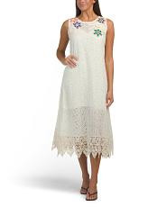 Petite Nydia Applique Slip Dress | TJ Maxx