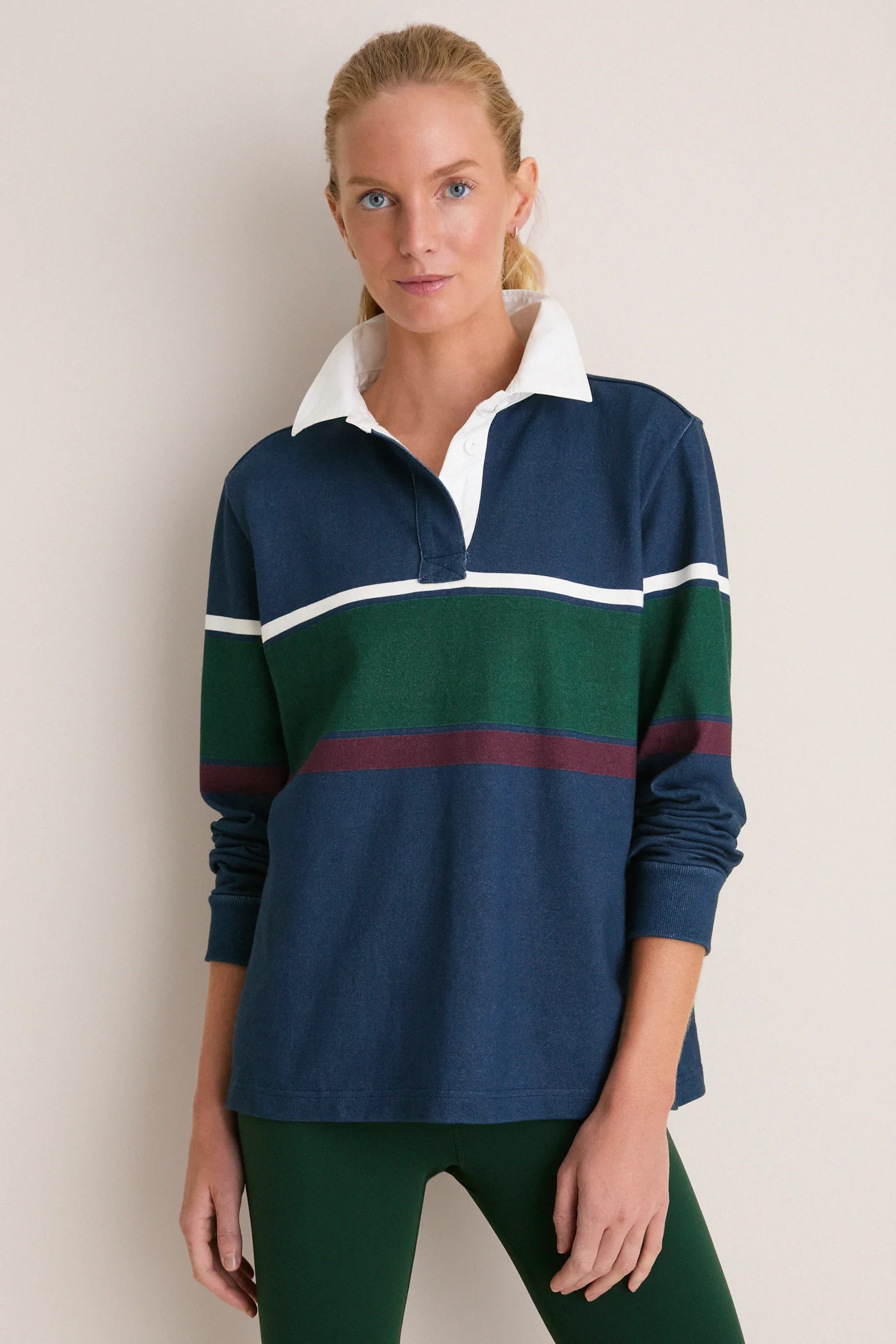 Navy Stripe Vaughn Rugby | Tuckernuck (US)