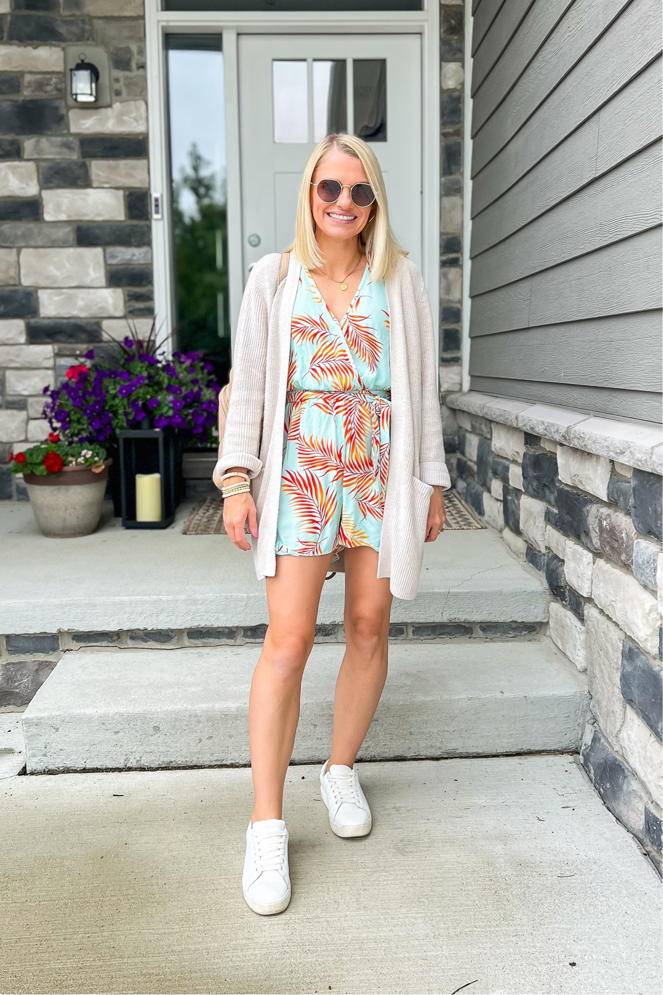 What I wore this week! Romper- small || cardigan- small 

#LTKFindsUnder50 #LTKStyleTip #LTKSeasonal