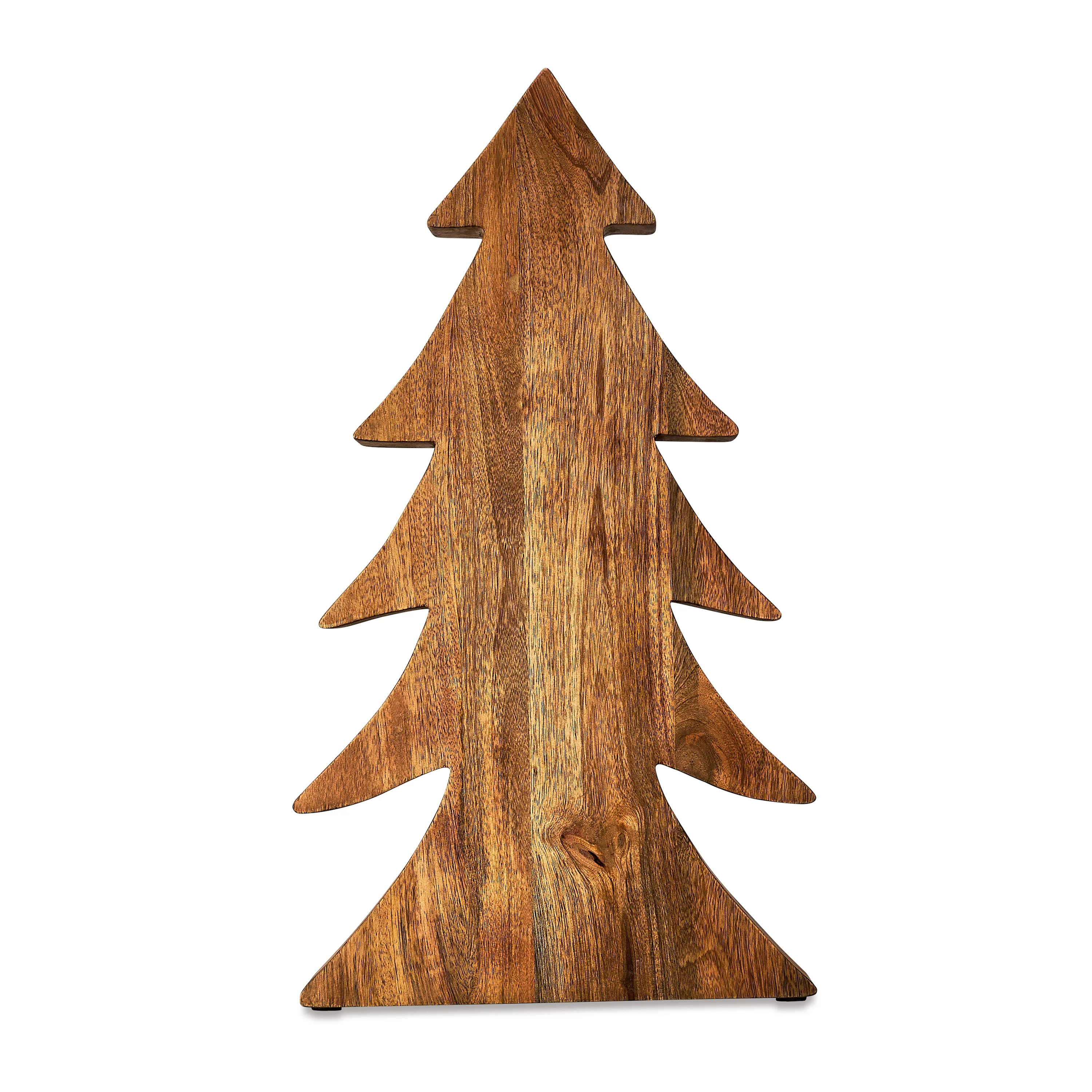 Natural Wood Christmas Tree Tabletop Decoration, 23 in, by Holiday Time | Walmart (US)