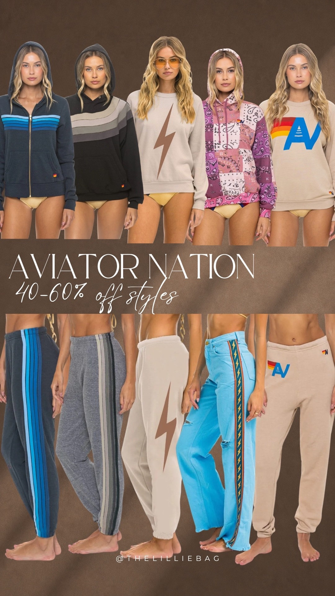 Aviator Nation is having a MAJOR sale 🙌🏼 40–60% off select styles right now! Such a good time to grab their iconic hoodies, sweatshirts + matching sweats for fall. 🤎

Aviator Nation sale, Aviator Nation, fall loungewear, matching sweats, fall fashion

#LTKSeasonal #LTKootd