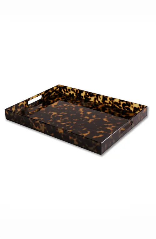 BEATRIZ BALL Collection VIDA Acrylic Tortoise X-Large Tray With Handles at Nordstrom | Nordstrom