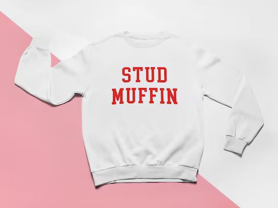 Stud Muffin Sweatshirt  Valentine Jumper  Valentine | Etsy | Etsy (US)