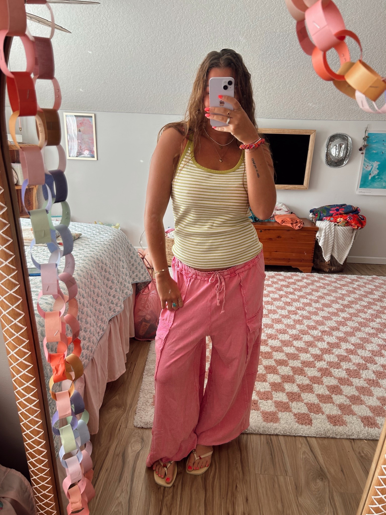 ⭐️ i am 54, 34D, wearing a size large tank & large pantss

#LTKootd