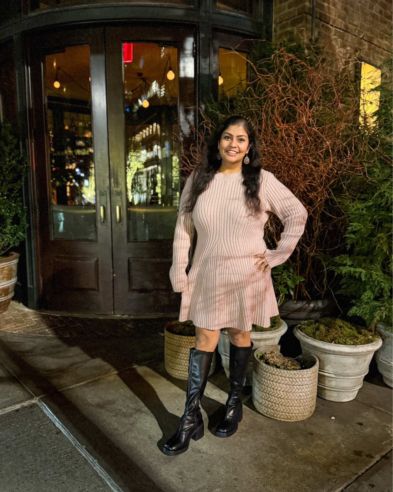 Winter look that’s adorable and chic! 

#LTKMidsize #LTKHoliday #LTKSeasonal