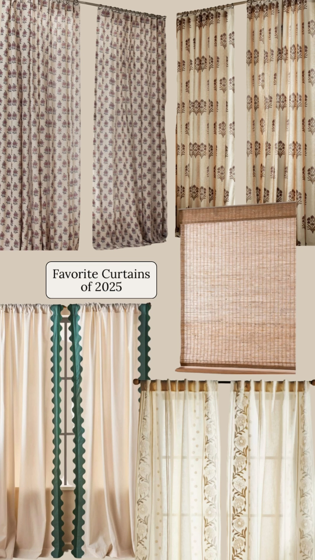 Favorite curtains of 2025 ✨

#LTKHome #LTKFindsUnder100