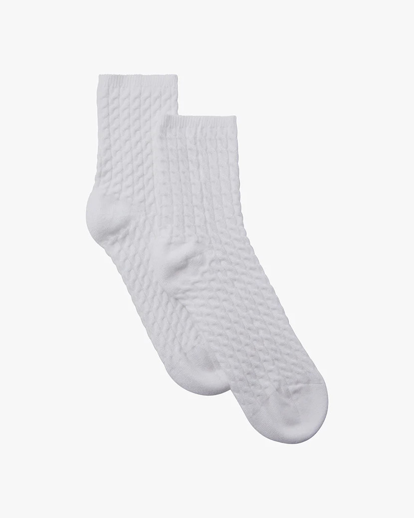 Cable Knit Socks | We Wore What