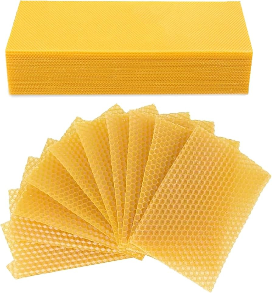 Wvu & Wvo Bienenwachs-Kerzen-Bausatz für 30 Kerzen, machen Sie Ihre eigenen Bienenwachs-Kerzen m... | Amazon (DE)