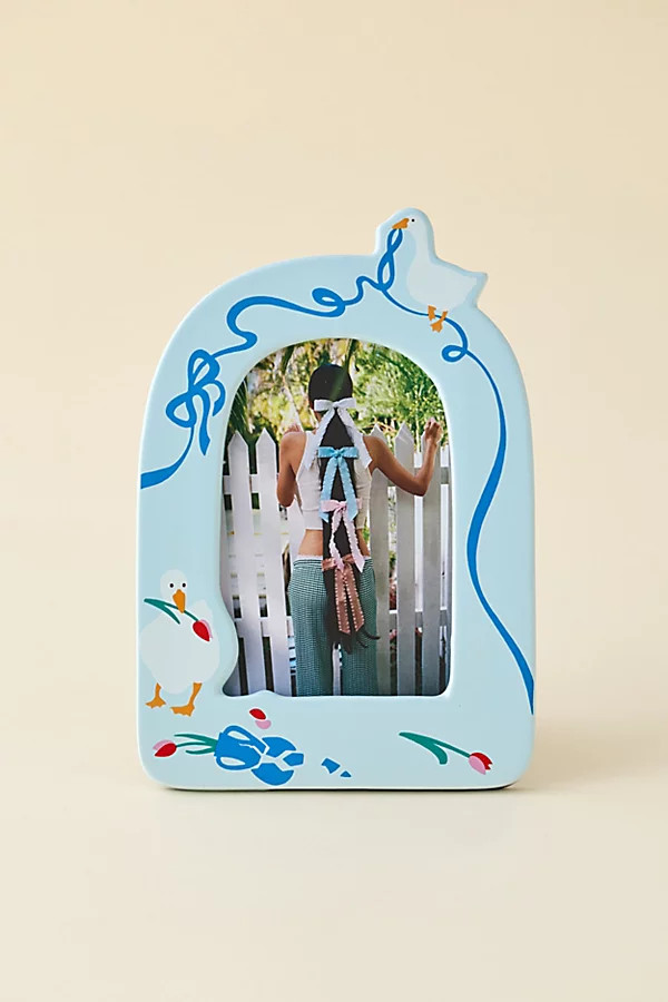 Silly Goose Ceramic 3.6” X 5.6” Arch Picture Frame | Urban Outfitters (US and RoW)