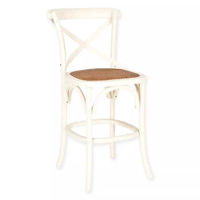 Safavieh Franklin Counter Stool in Ivory | Bed Bath & Beyond