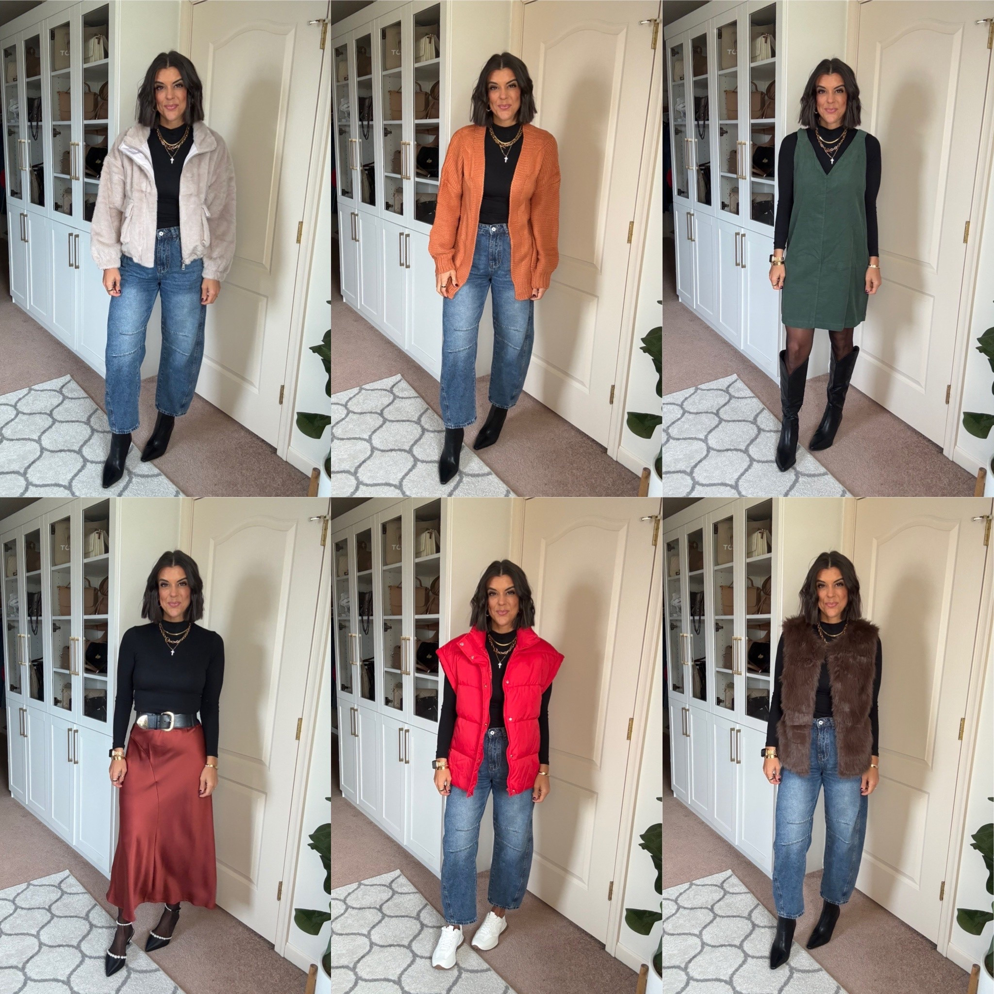 Amazon basic styled 6 ways! Size small in all size 2 in jeans

#LTKSeasonal #LTKFindsUnder100