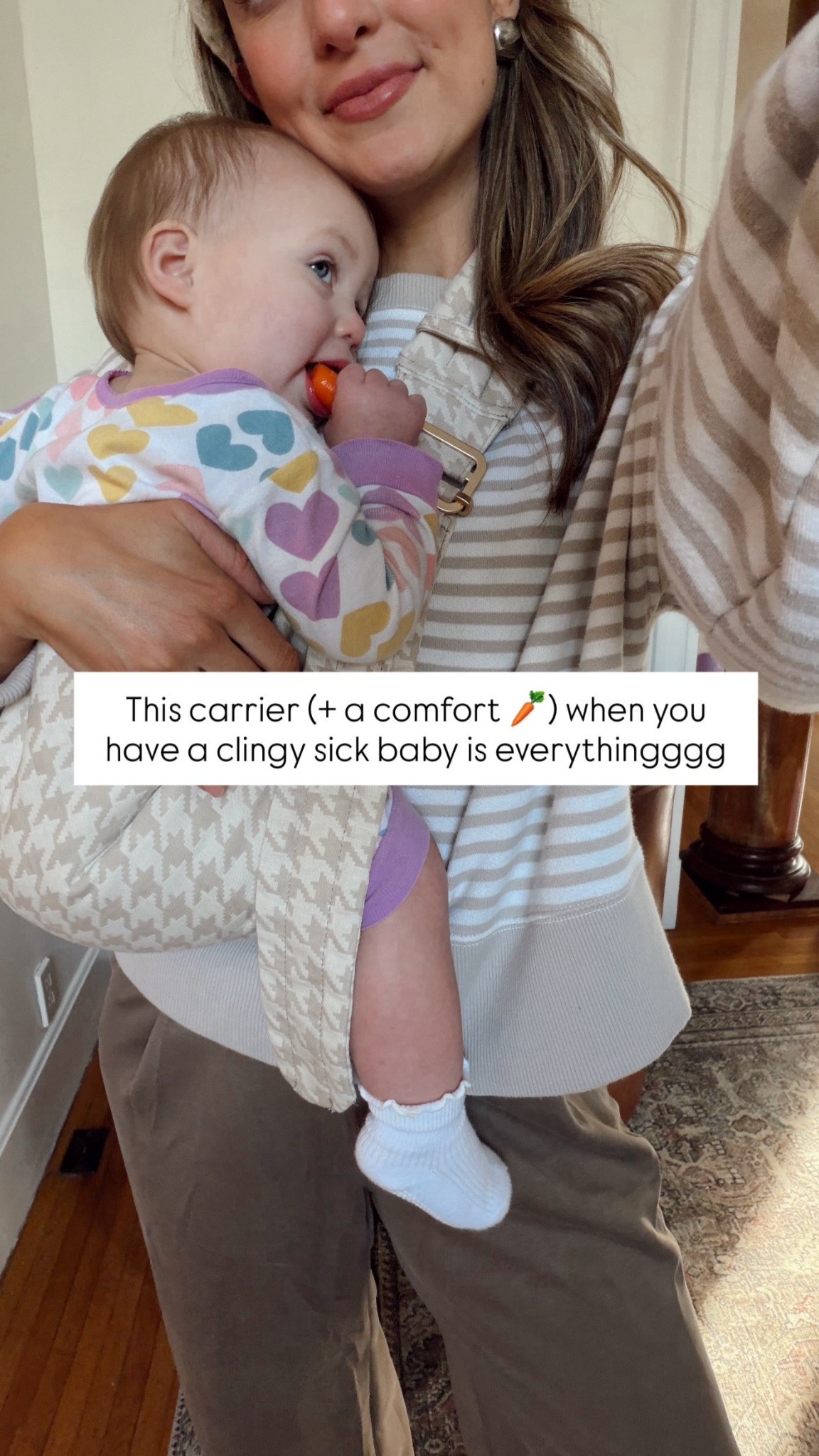 Toddler sling when you have a sick baby is everythingggg 

#LTKmomlife #LTKBaby #LTKBump