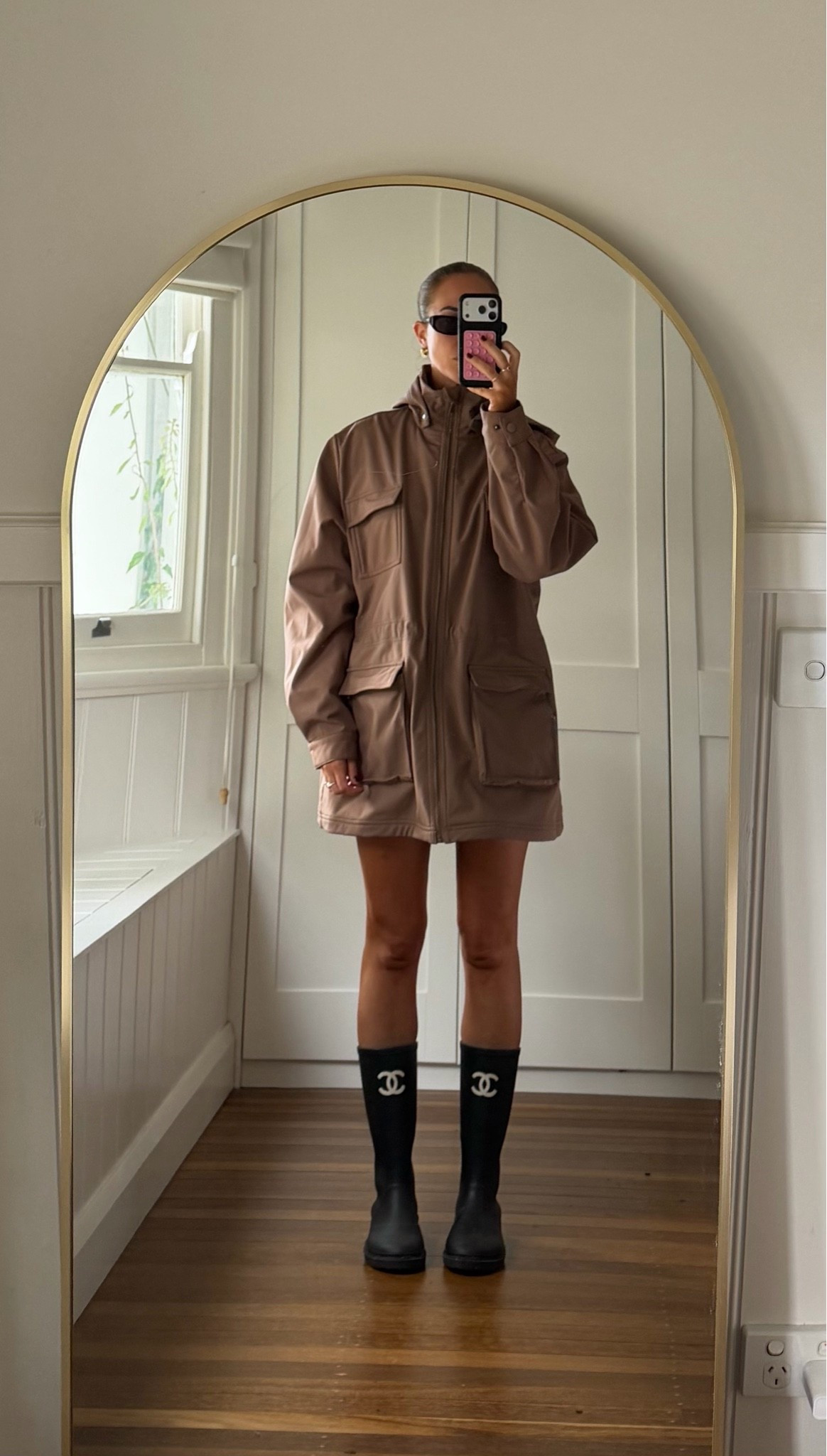 Wearing a size M for more oversized