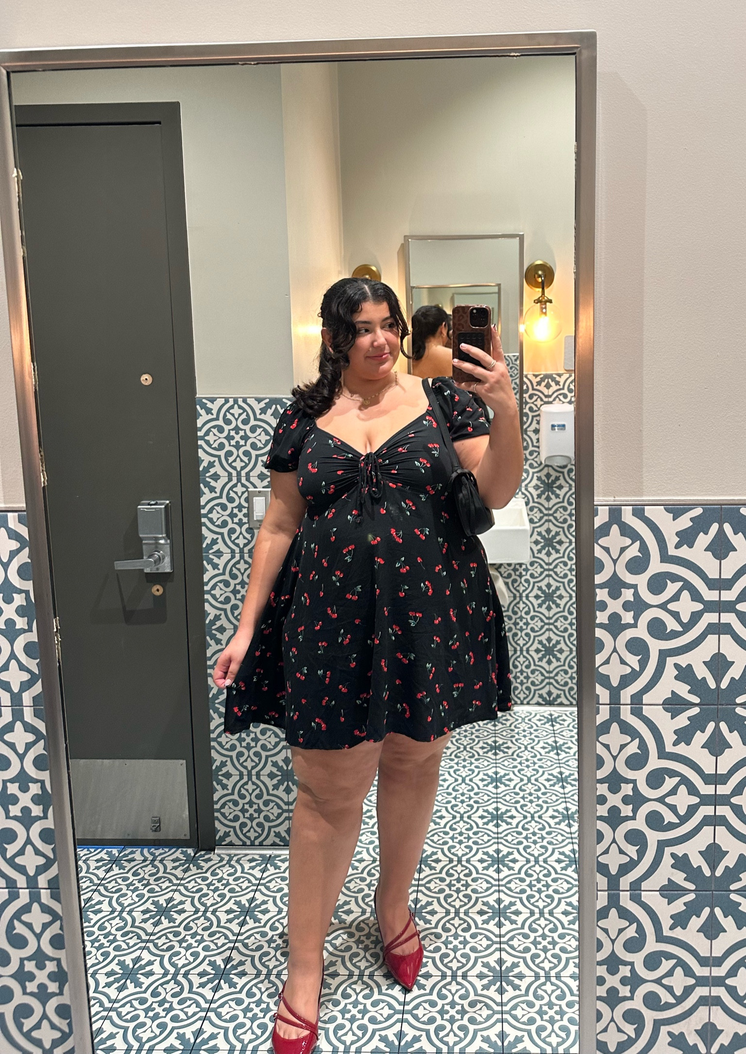 Outfit I wore to lunch! 
Plus Size Babydoll Dress🍒

#LTKStyleTip #LTKPlusSize