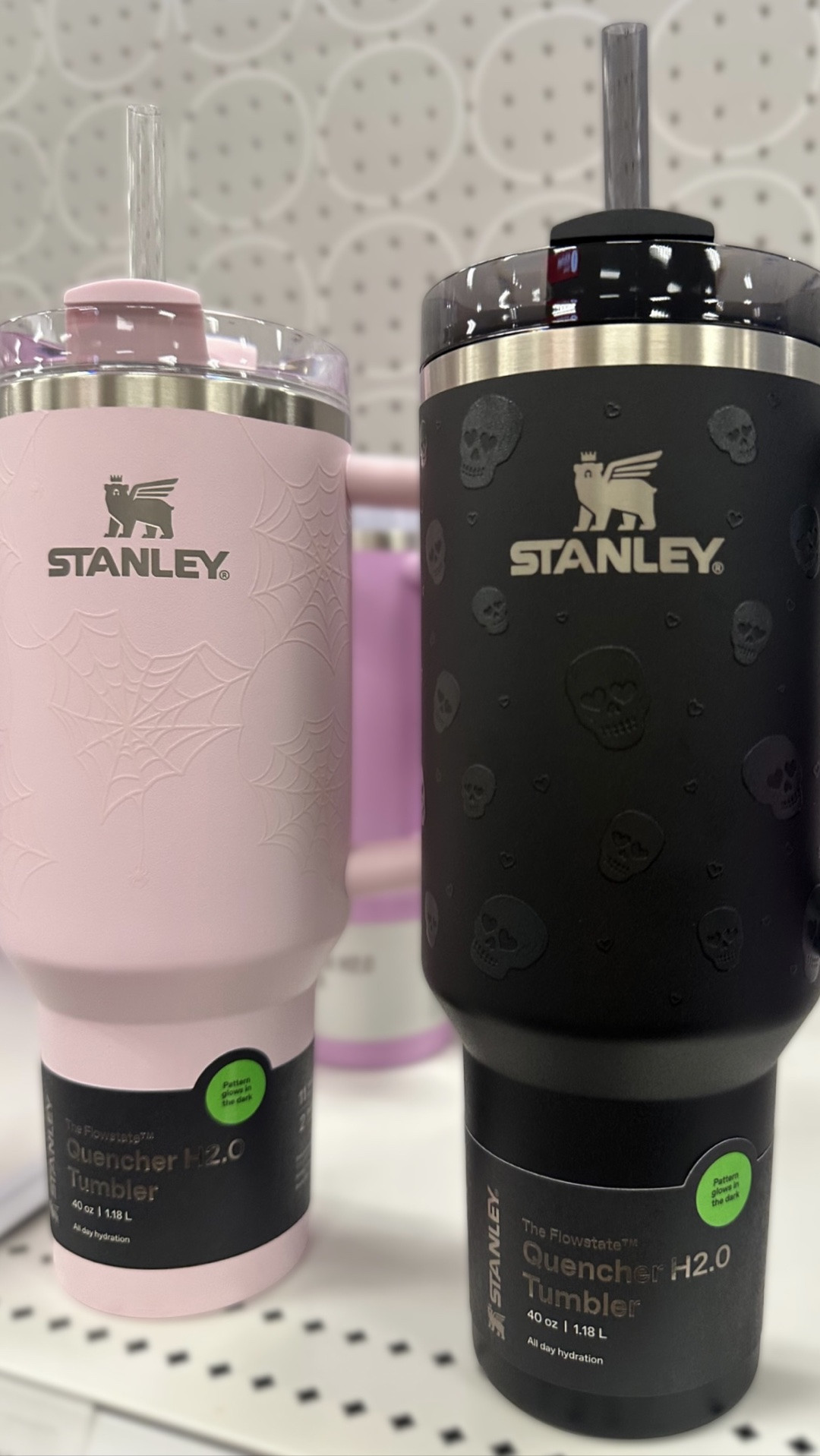 Look what I found 👀 Stanley’s Lights Out Halloween Collection 🩷🕸️🕷️💀 Are we still into Stanley’s 🤔 This collection is really cute and love that the details are glow-in-the-dark! 40oz, 30oz, 20oz tumblers and more! Will be available online 9/6! Linking them so you check it out!

#LTKmomlife #LTKHome #LTKSeasonal