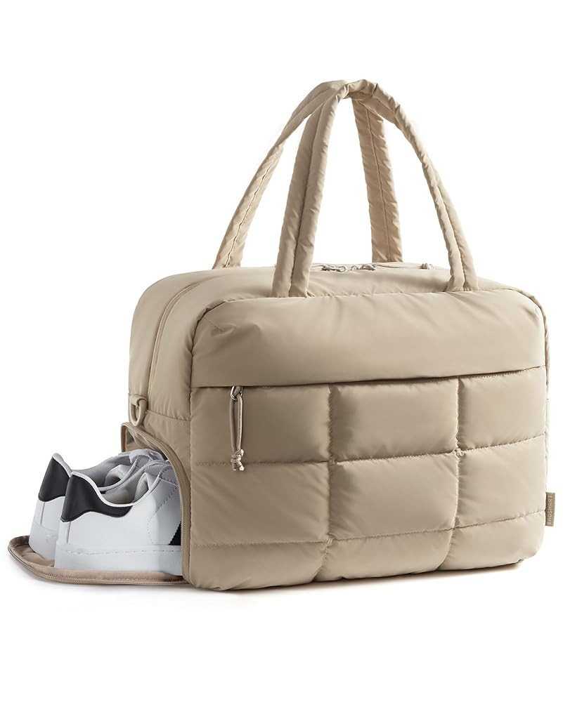 BAGSMART Small Gym Bag for Women, 23L Carry on Travel Duffle Bag, Water-resistant Weekender with ... | Amazon (US)