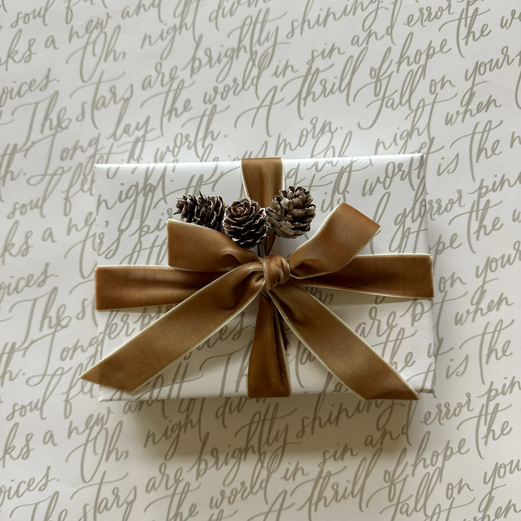 SWEET HYMNS OF JOY WRAPPING PAPER | Cooper at Home