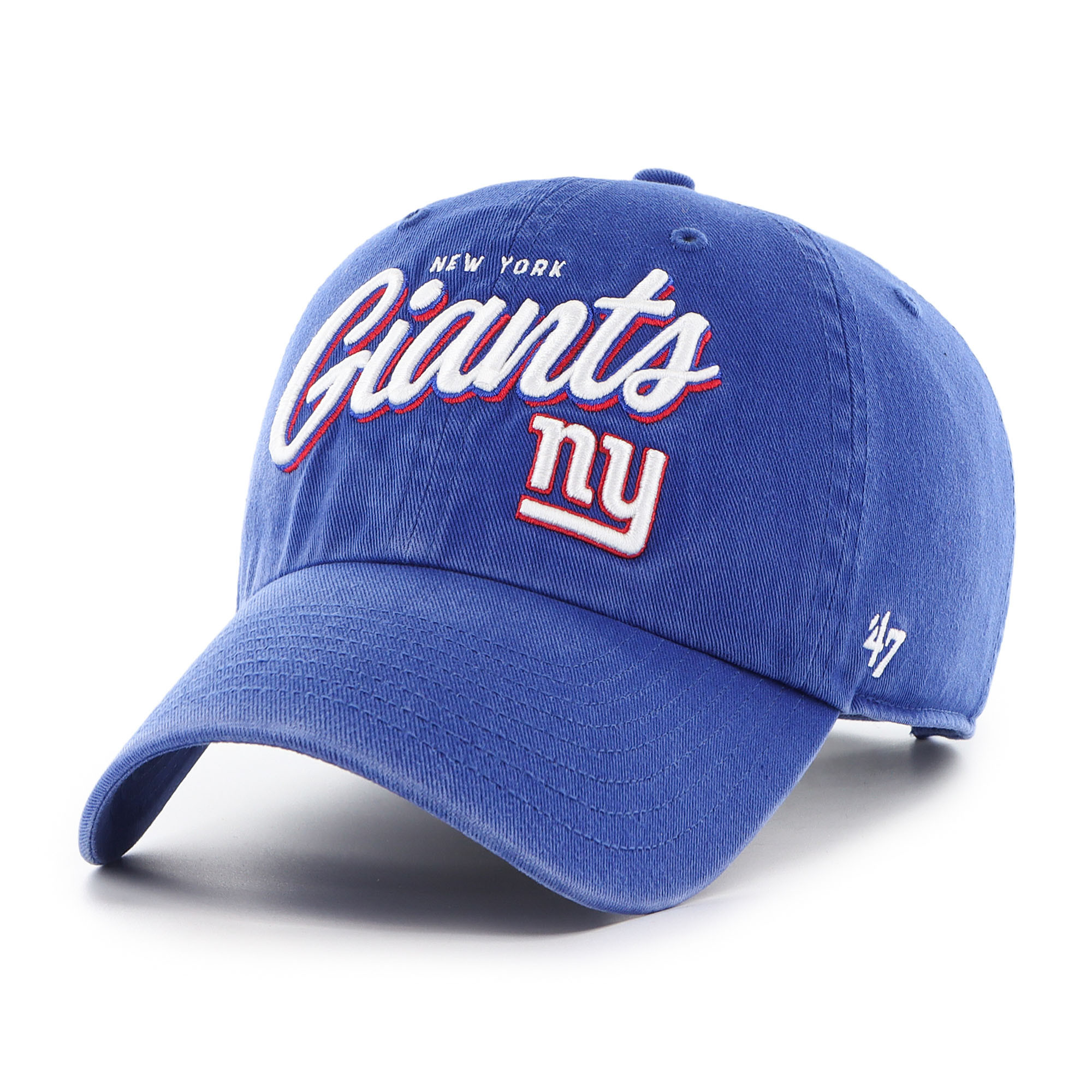 Women's '47 Royal New York Giants Ariana Clean Up Adjustable Hat | Fanatics