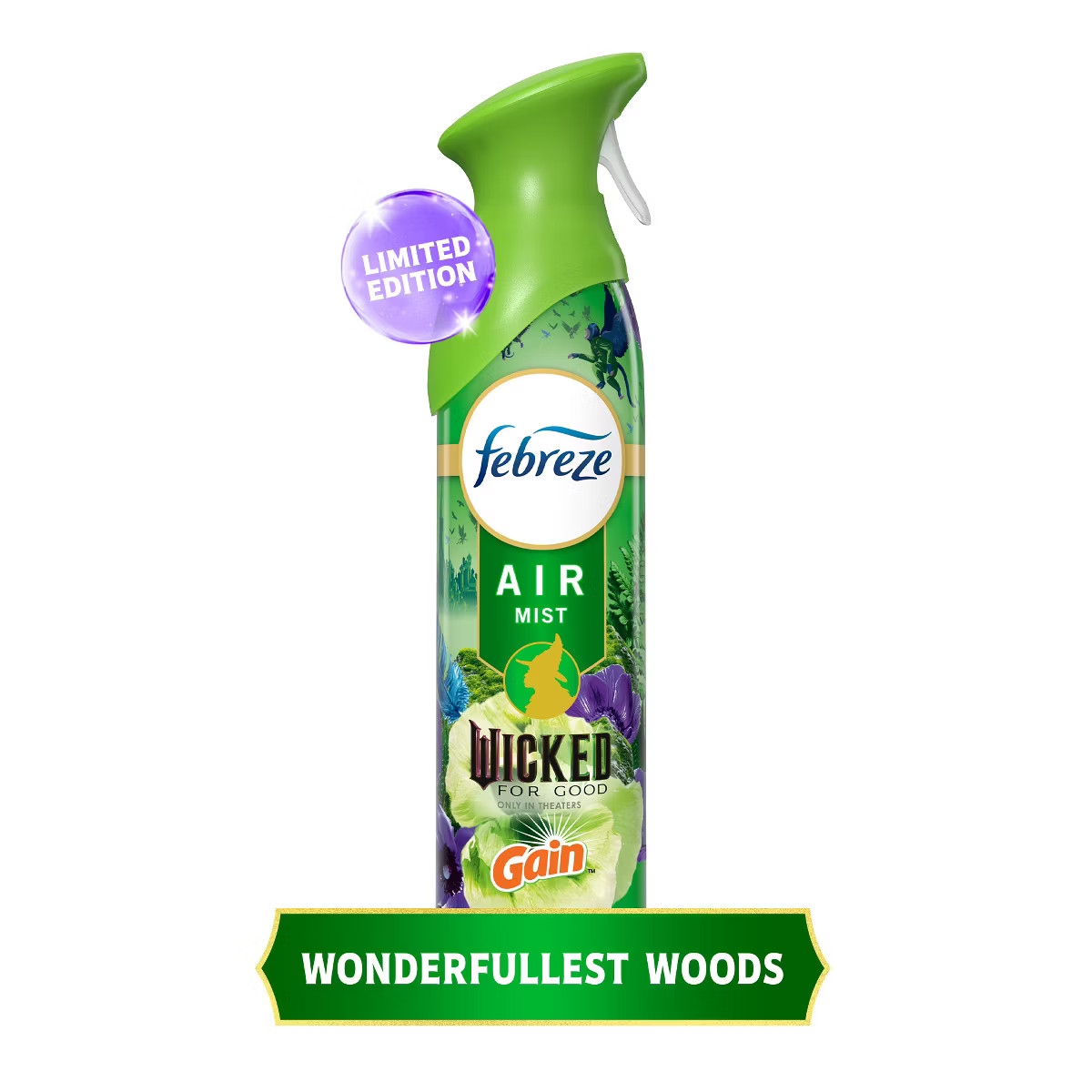 Febreze Air Mist Wicked Gain Wonderfullest Woods Air Freshener - 8.8oz | Target