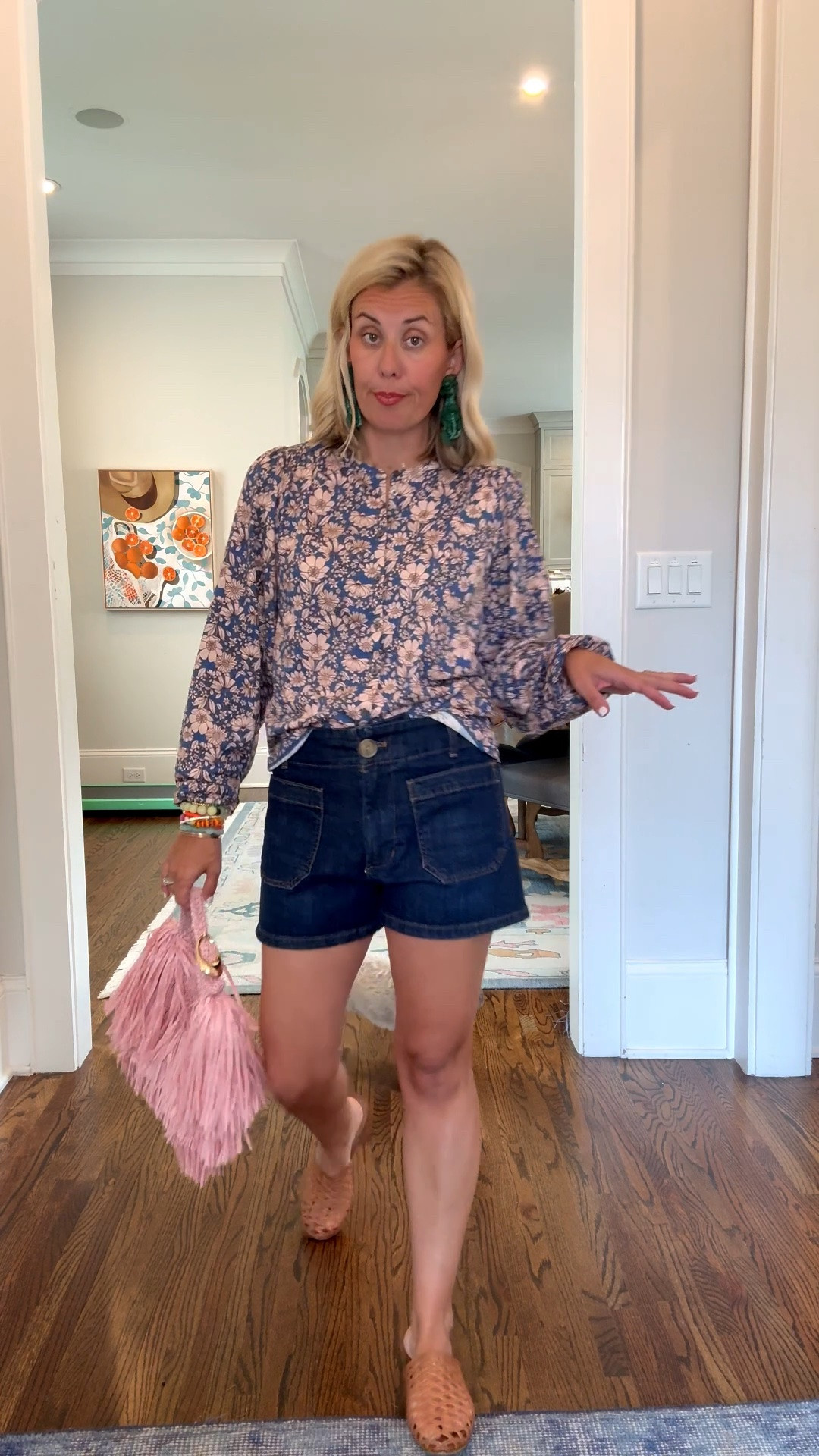 Boden’s jersey knit tops are fabulous! I always tell anyone to at least try one piece of this material, and you’ll never go back!! 
Blouse - 2
Shorts  - 26 
Jelly’s  - 8 tts 

Codes:
Boden
Allie + Bess - Catherine20


#LTKdayinmylife #LTKootd #LTKmomlife

#LTKdayinmylife #LTKmomlife #LTKOver40

#LTKSeasonal #LTKOver40