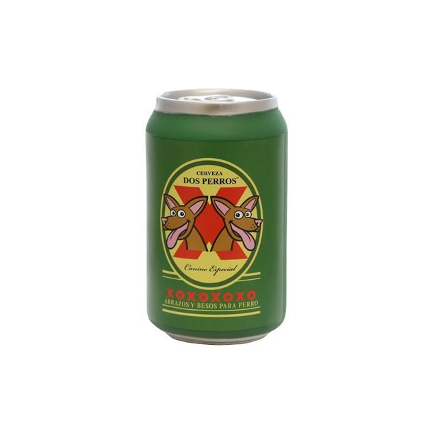 SILLY SQUEAKERS Beer Can Dos Perros Squeaky Dog Toy - Chewy.com | Chewy.com