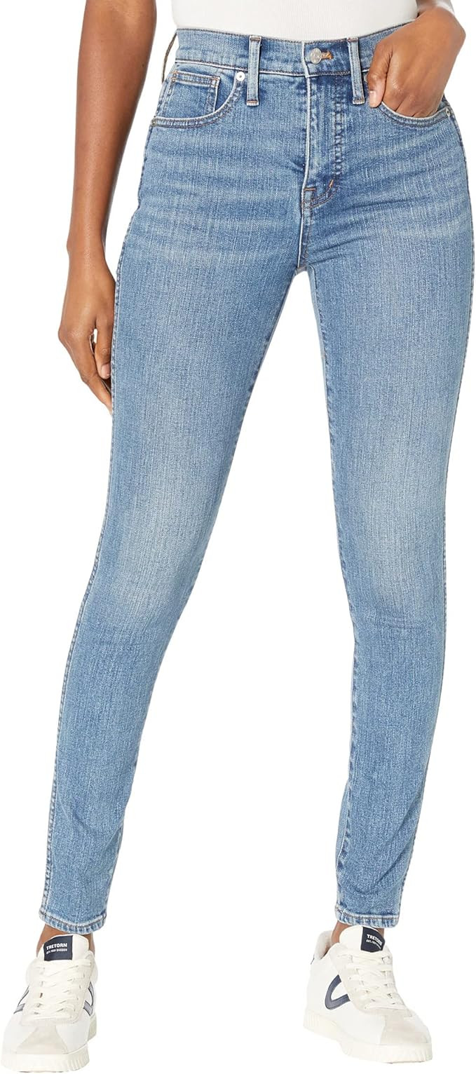 Madewell 10" High-Rise Skinny in Kaihara Tall in Woodridge Wash | Amazon (US)