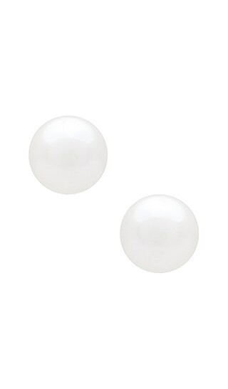 Double Pearl Earrings in Ivory | Revolve Clothing (Global)