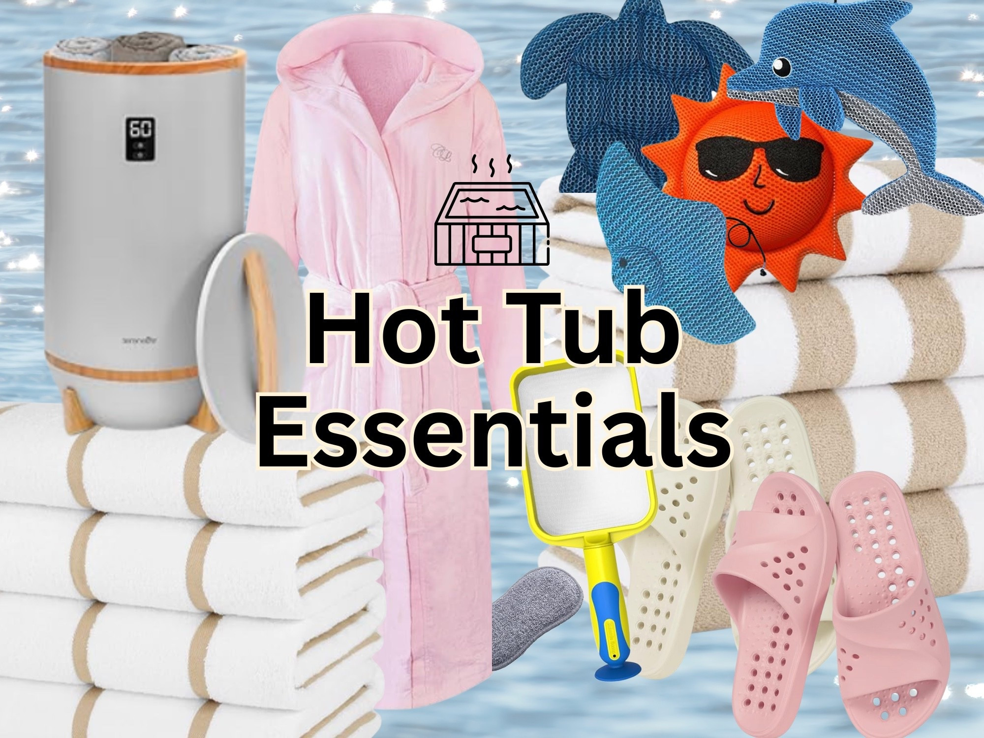 POV: You’re living your best life, hot tub edition. 💦 Shop these essentials 👇🏼

#LTKHome #LTKSeasonal #LTKFamily