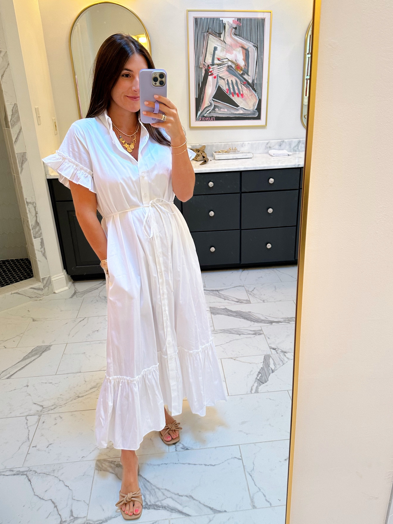 OOTD! Bump friendly and nursing friendly dress that I wore to church today! Also love this for family photos! In an xs 

#LTKFamily #LTKBump #LTKSeasonal