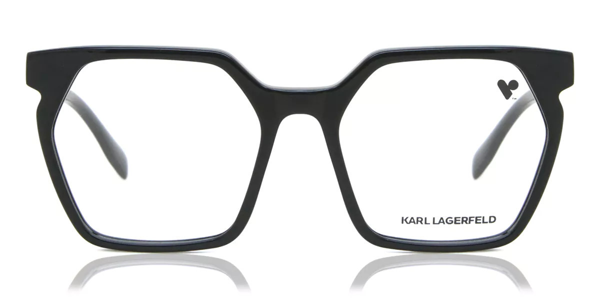 Karl Lagerfeld KL6093 001 Women’s Glasses Black Size 54 - Free Lenses - HSA/FSA Insurance - Blue Light Block Available | SmartBuyGlasses Global