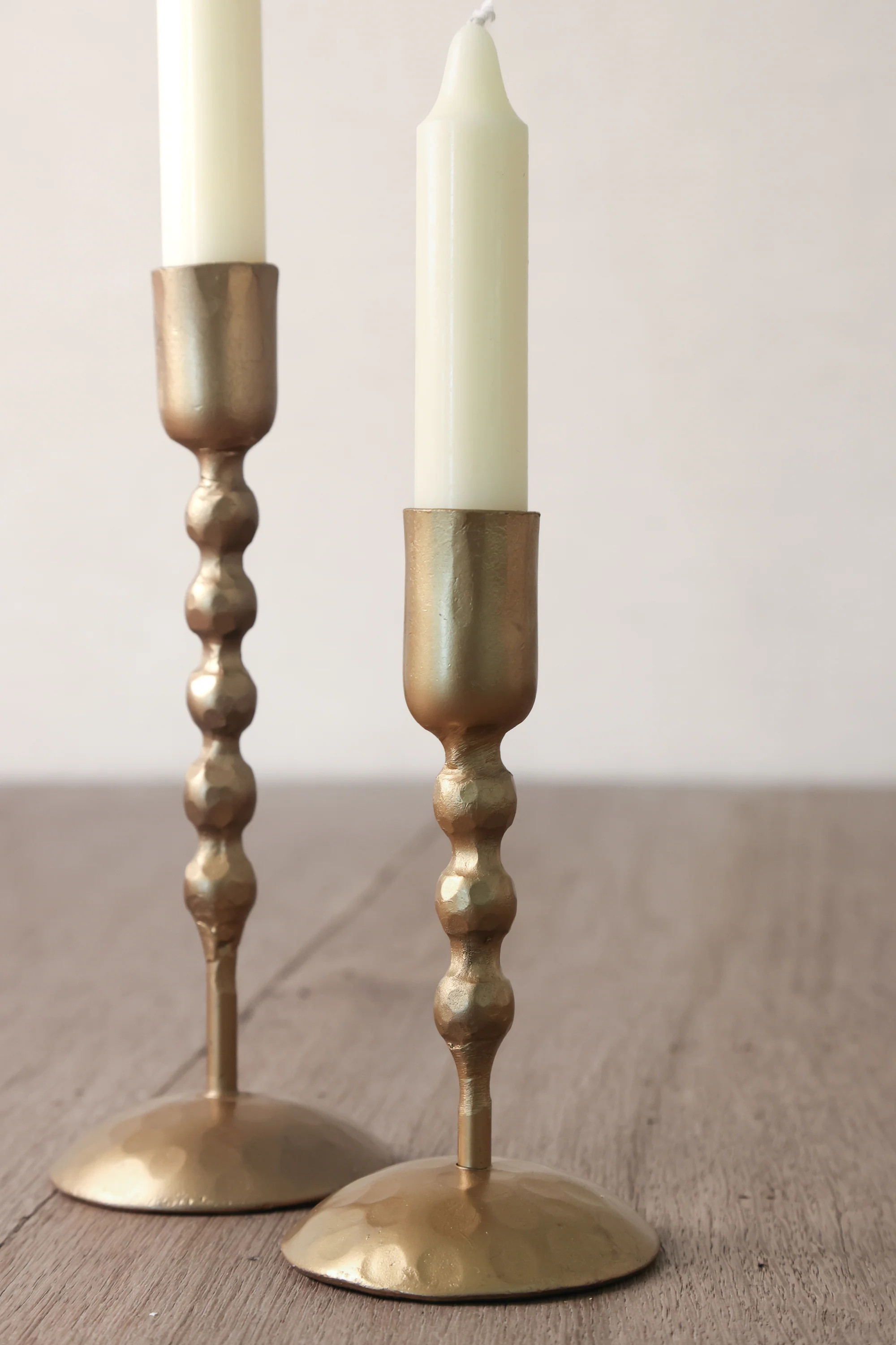 Hand Forged Iron Candle Sticks | Eco Chic Home
