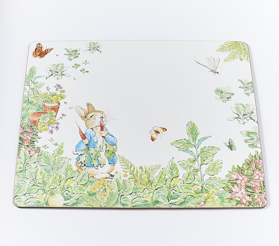 Peter Rabbit™ Garden Cork Placemat | Pottery Barn Kids
